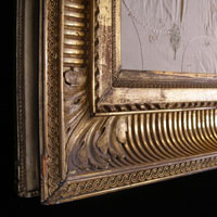 Antigue frame, Gold Leaf Studio collection