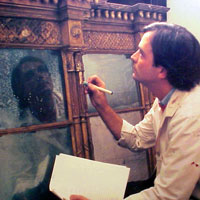 Frame in need of conservation